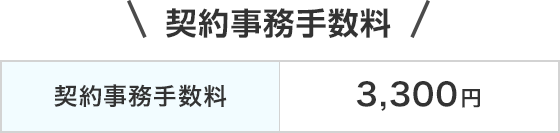 契約事務手数料